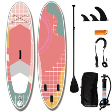 Hot sell  Manufacturer Professional EVA Good Price Surfboard Foam Transparent Stand UP Paddle Board Inflatable Water Sport Board